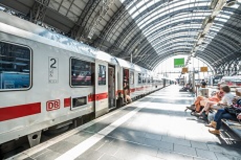 Deutsche Bahn in Station