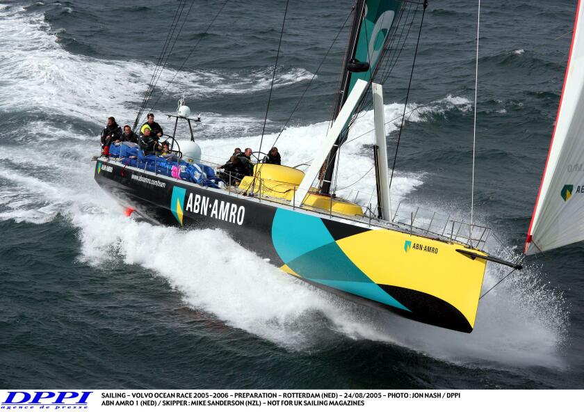 SAILING - VOLVO OCEAN RACE 2005-2006 - PREPARATION - ROTTERDAM (NED) - 24/08/2005 - PHOTO : JON NASH / DPPI ABN AMRO 1 (NED) / SKIPPER : MIKE SANDERSON (NZL) - NOT FOR UK SAILING MAGAZINES