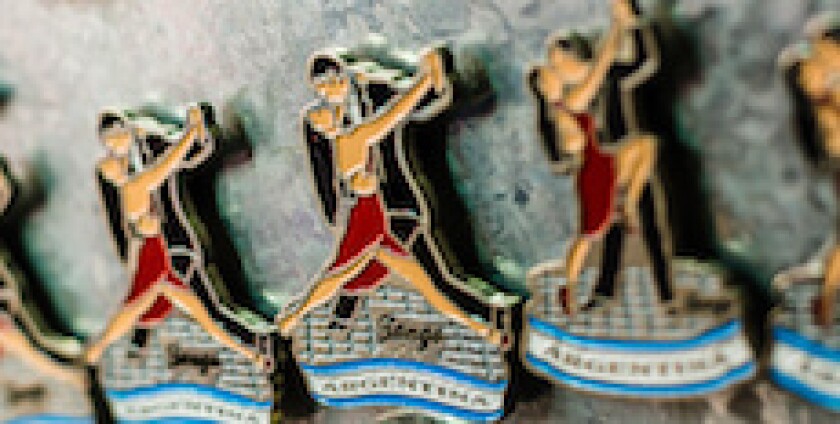 Tango, Buenos Aires, fridge magnet, caminito, Argentina, LatAm