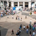New pedestrian crossing at Oxford Circus, London, UK