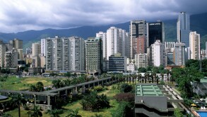 Skyline of Downtown Caracas Venezuela