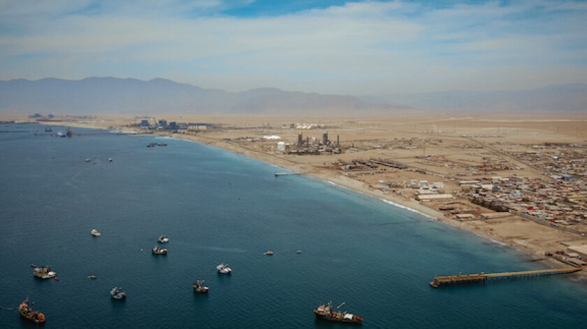 Chile, Antofagasta, Mejillones, Angamos, coal, sea, pacific, AES Gener, power, generation, LatAm, 575