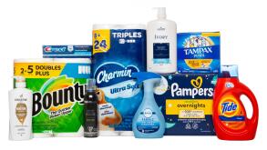 Montage of Procter & Gamble (P&G) products