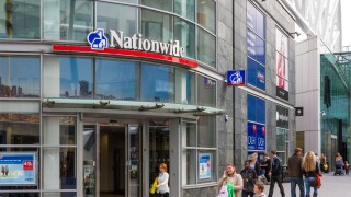 Nationwide Building Society on High Street in Birmingham City Centre