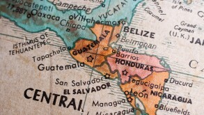 Map of Central America
