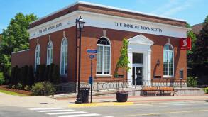 The Bank of Nova Scotia Scotiabank building, St. Andrews, New Brunswick, Canada