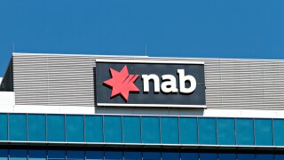 NAB, National Australia Bank sign and logo