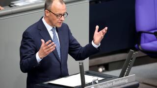 Friedrich Merz, Vorsitzender der CDU/CSU Bundestagsfraktion, Vorsitzender der CDU, 213. Bundestagssitzung, DEU, Berlin, 13.03.2025 *** Friedrich Merz, Chairman of the CDU CSU parliamentary group, Chairman of the CDU, 213 Bundestag session, DEU, Berlin, 13