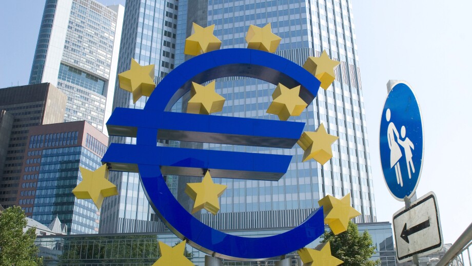 the EuroTower of the European Central Bank ECB in Frankfurt Main