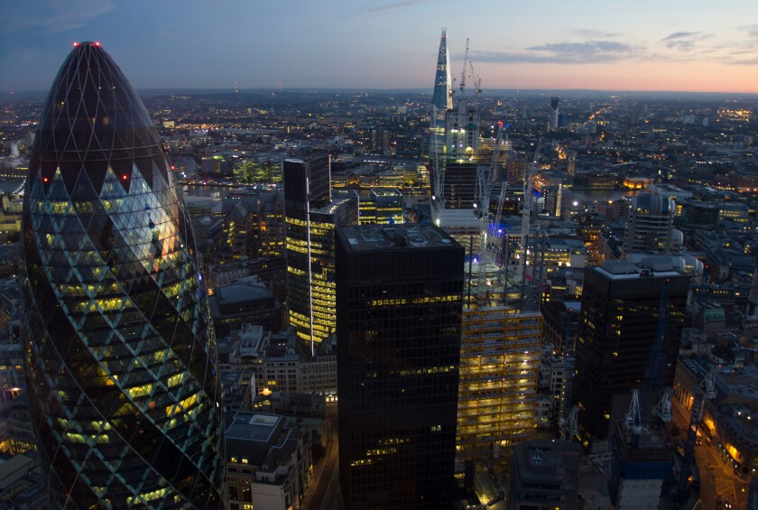 City of London Aerial from Alamy 15 Dec 2022