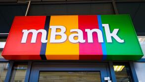 Mbank logo is seen in Krakow, Poland on 5th March, 2020. (Photo by Beata Zawrzel/NurPhoto)