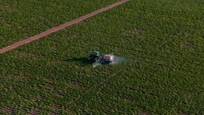 Spraying Liquid Ammonia on Crops; Southern Florida Agriculture