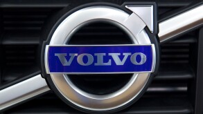Volvo emblem on a car