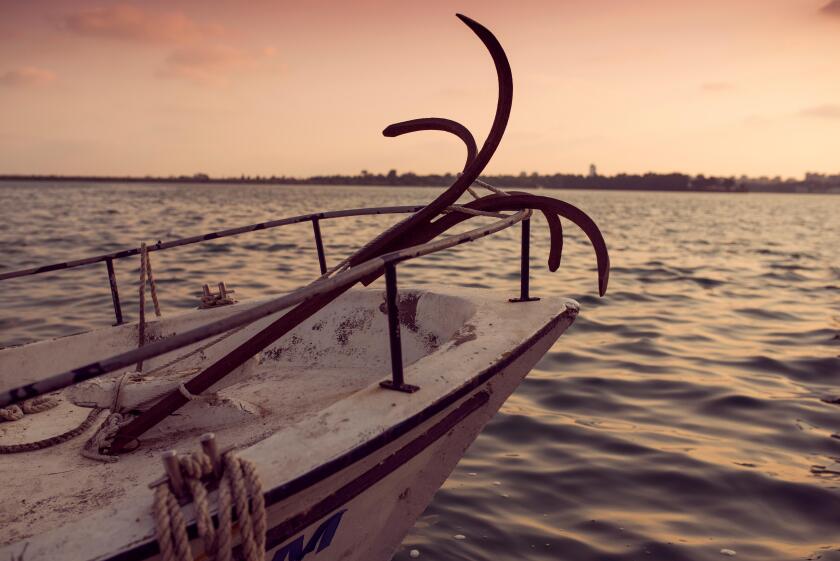 anchor an boat