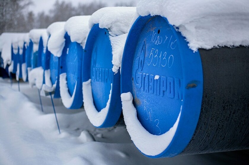 Gazprom Russian gas from Alamy 28Feb22 575x375