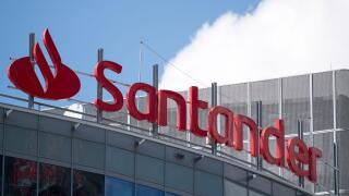 Banco Santander in Warsaw, Poland. May 21st 2021
© Wojciech Strozyk / Alamy Stock Photo *** Local Caption ***
