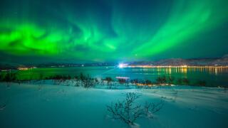 Aurora Borealis over Tromso, Northern Norway