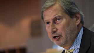 Brussels, Belgium. 3rd October 2019. European Budget and Administration Commissioner-designate Johannes Hahn of Austria attends his hearing before the European Parliament.