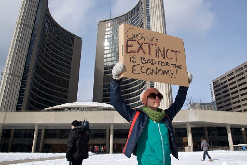 Climate economy protest from Alamy 7Apr22 575x375