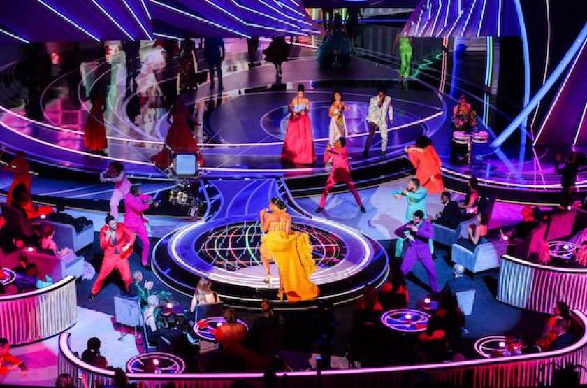 Adassa, Stephanie Beatriz, Mauro Castillo, Carolina Gaitan, Diane Guerrero, Becky G, Luis Fonsi, We Don't Talk About Bruno, Encanto, Colombia, LatAm, Oscars, 575