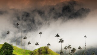 Colombia, valle de cocora, Salento, Quindio, Clouds, storm, rain, dark, LatAm