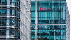 Fitch Ratings HQ - Fitch Ratings Global HQ London - the Fitch Ratings tower in Canary Wharf London