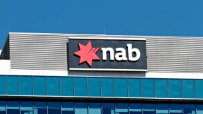NAB, National Australia Bank sign and logo