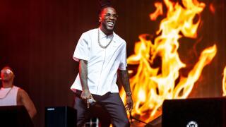 Biddinghuizen, Netherlands 21 august 2022  Burna Boy live at Lowlands Festival 2022 © Roberto Finizio/ Alamy