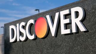 The headquarters of Discover Financial Services in Riverwoods, Illinois.