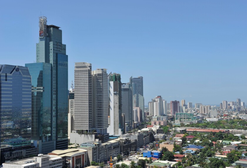 View of Makati, Manila, Philippines, Southeast Asia, Asia