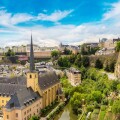 Panoramic cityscape of Luxembourg