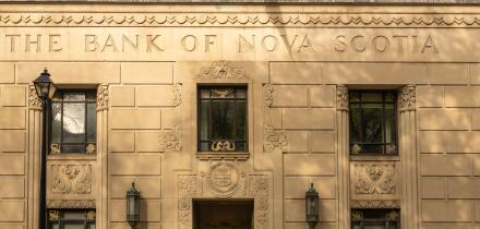The bank of Nova Scotia operating as Scotiabank building in Halifax Nova Scotia