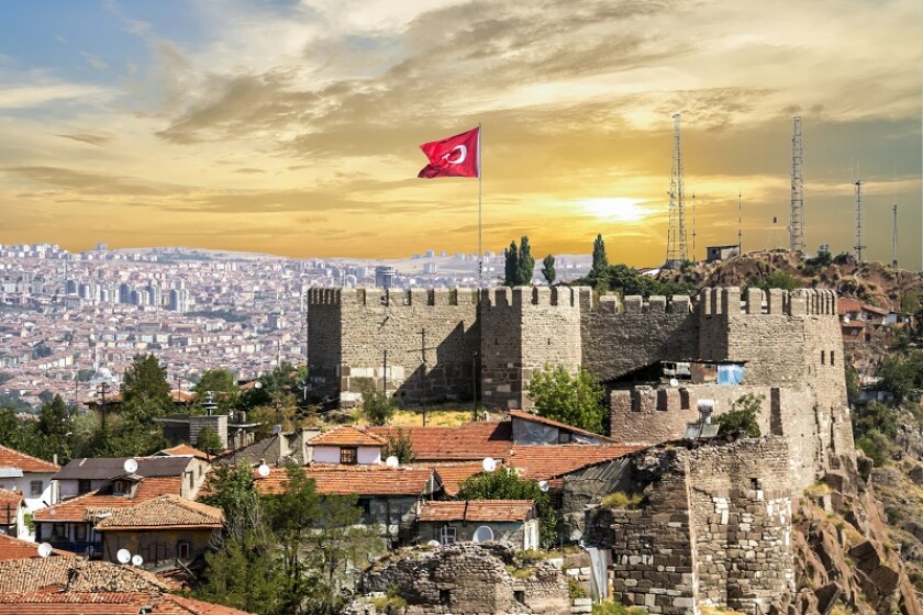 Ankara Castle, Ankara capital city of Turkey