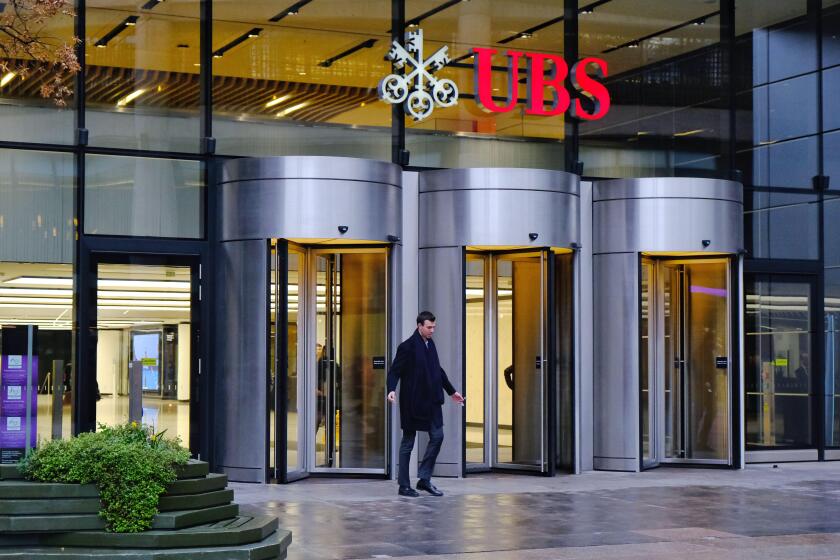 London, UK. 20th March, 2023. The external view of the UBS headquarters in Liverpool Street. It was announced the Swiss banking giant was set to acquire rival Credit Suisse in an emergency deal aimed at calming the financial markets. Credit: Eleventh Hour