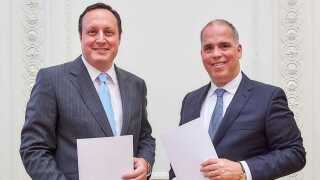 Markus Haas, Telefónica Deutschland and Dirk Wössner, Telekom Deutschland.jpg