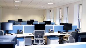 Empty office interior
