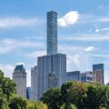 View to New York City Park Ave and 57th St From Central Park
