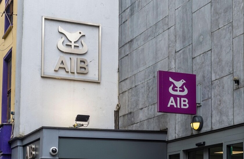 AIB Bank branch in Cork City, Ireland.