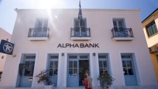 AlphaBank branch Vathi Ithaka Greece alpha bank