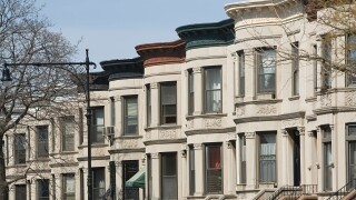 Houses in park slope in brooklyn
