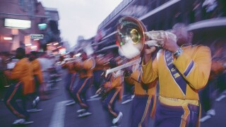 United States, Louisiana, New Orleans, Mardi Gras celebrations in the french district