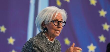 President of European Central Bank Christine Lagarde addresses the media during a press conference after an ECB's governing council meeting in Frankfurt, Germany, Thursday, March 19, 2026. (AP Photo/Michael Probst)