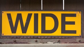 Wide Sign
