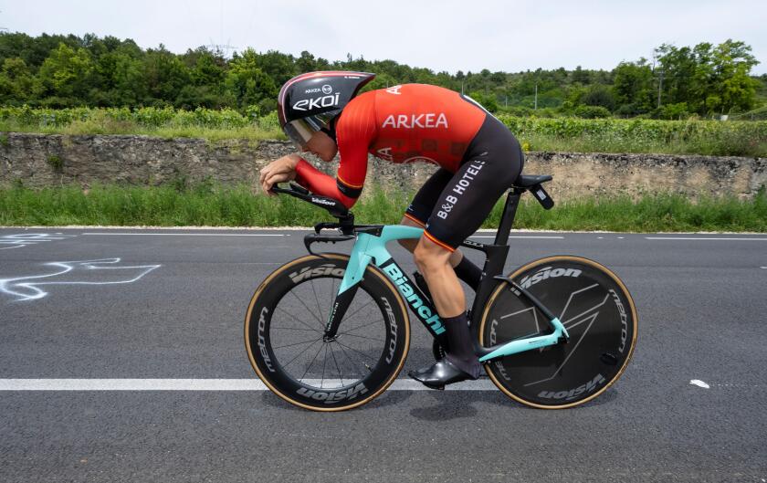 Raul Garcia Pierna, Arkea-B&B Hotels, 2024 Tour de france stage 7 timetrial from Nuits-Saint-Georges to Gevrey-Chambertin, Burgundy, France.