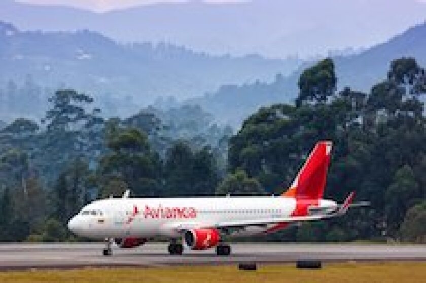 Avianca, Medellin, Rionegro, airport, Colombia, aeroplane, airline, LatAm