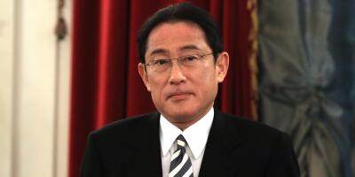Japanese Foreign Minister Fumio Kishida during a meeting with Russian President Vladimir Putin December 2, 2016 in St. Petersburg, Russia.