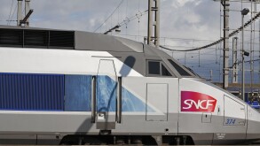 The SNCF high speed TGV train, France