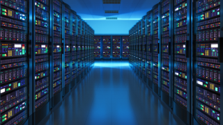 Generic AI-generated data centre image