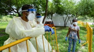 Mexico, camp, Matamoros, Covid-19, coronavirus, LatAm, 575