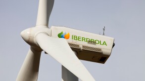 A wind farm near La Calahorra in Andalucia, Spain.